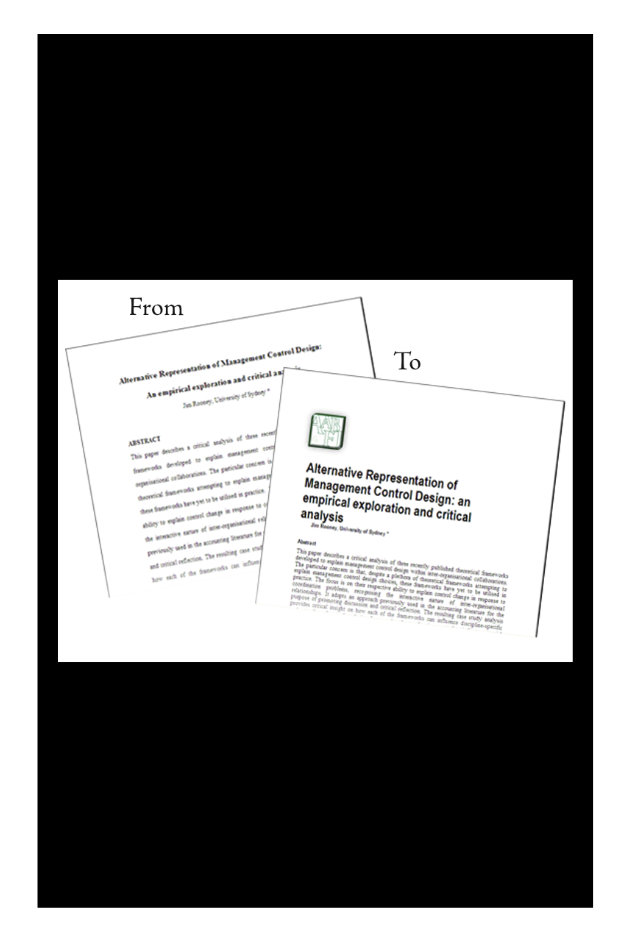 Professional journal editing and layout