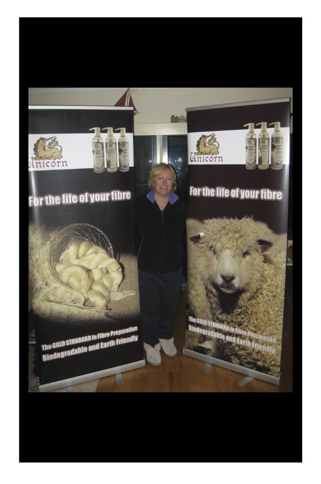 Large (2m tall) pull-up display banners
